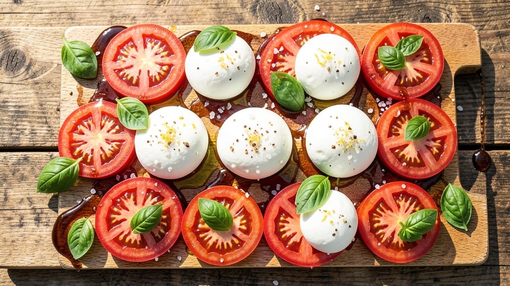 Caprese Salad Recipe With Mozzarella Balls: Bite-Sized Freshness With Creamy Bites