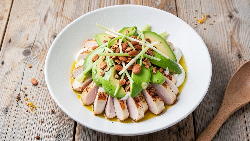 Avocado Chicken Salad Recipe No Mayo: Crisp Celery Crowns Over Zesty Lime Dressing