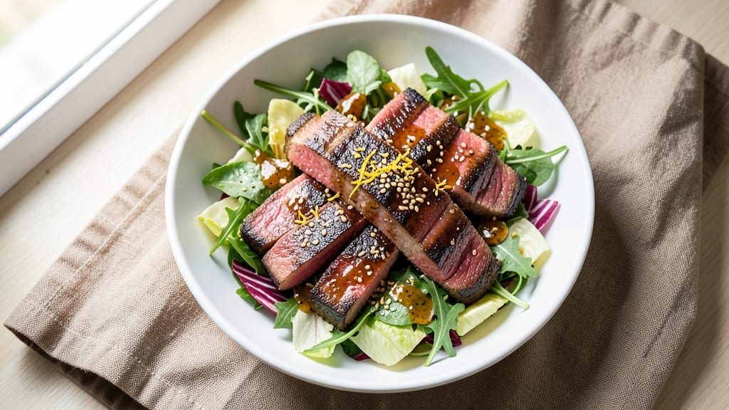 BJ's Seared Ahi Salad Recipe: Sesame-Ginger Crisp With Buttery Tuna