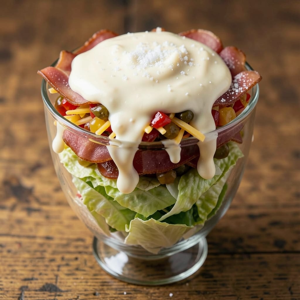 7-Layer Salad Recipe With Mayo And Sugar: Sweet-Creamy Stack That Stays Fresh for Days