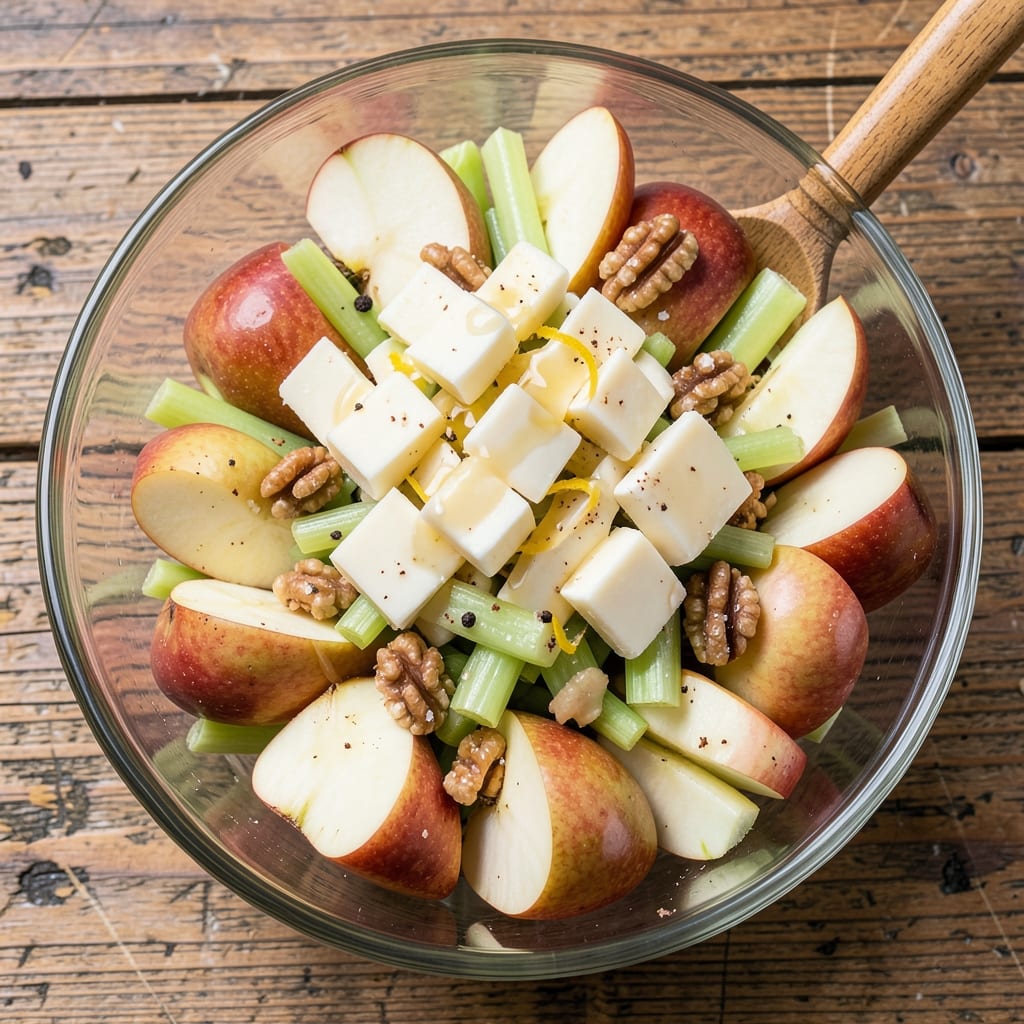 Amish Apple Salad Recipe: Caramelized Fruit and Crisp Celery Crunch