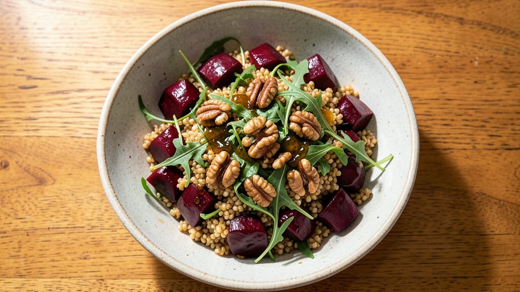 Beet and Farro Salad Recipe: Earthy Sweetness With Nutty Crunch