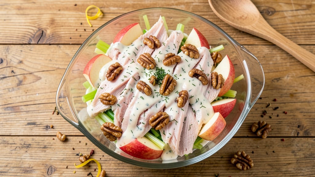 Apple Walnut Tuna Salad Recipe: Crunchy Celery Crowns and Sweet Walnut Magic