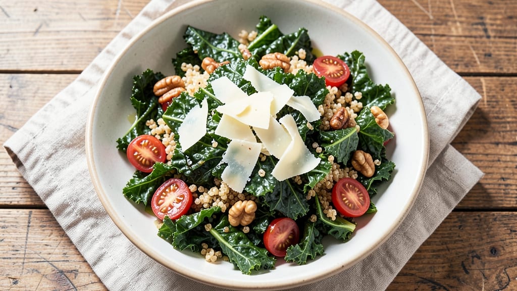 Baked Kale Salad Recipe: Crispy Roasted Kale with Nutty Crunch