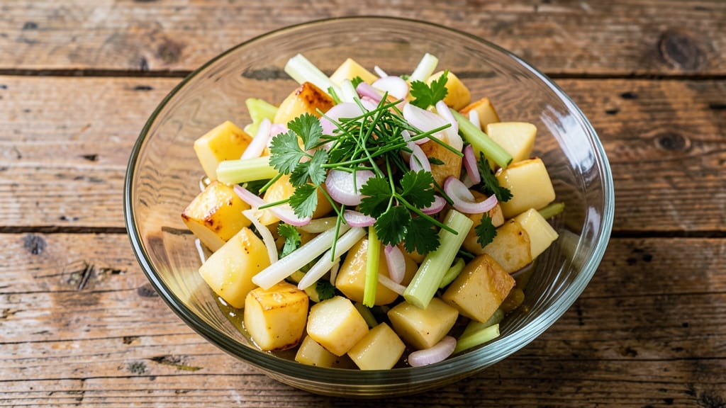 Barefoot Contessa's French Potato Salad Recipe: Celery Crown Crunch Meets Herbed Velouté