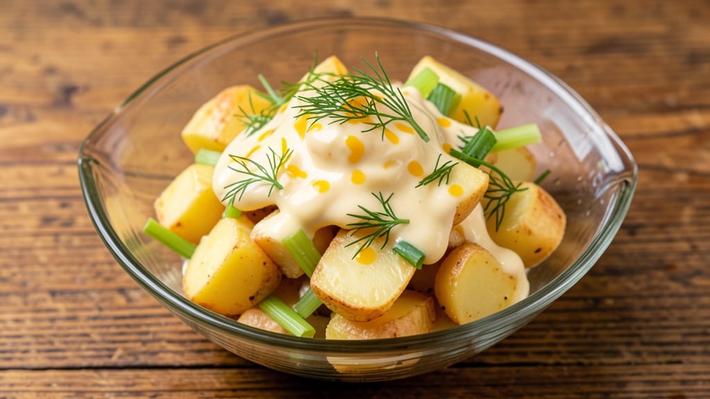 Duke's Mayo Potato Salad Recipe: Crisp Celery Crowns Over Zesty Dill-Mayo Bliss