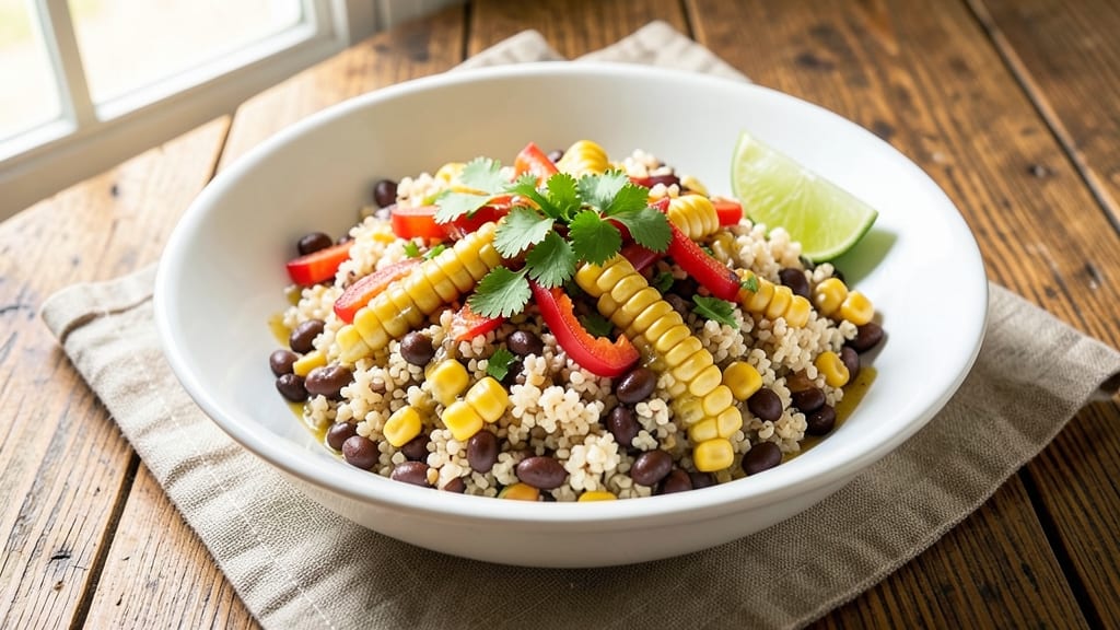 Black Bean Corn Quinoa Salad Recipe: Protein-Packed Lunch in 20 Minutes