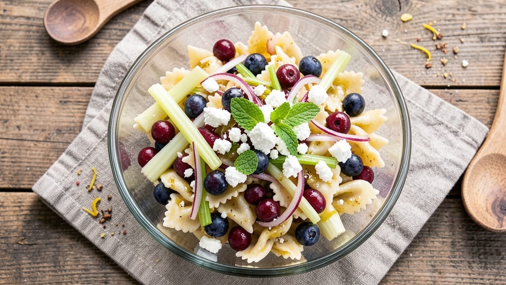 Blueberry Pasta Salad Recipe: Bursting With Juicy Berries and Al Dente Twists