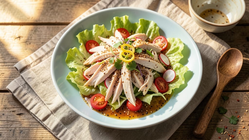 Asian Chicken Salad Sesame Dressing Recipe: Nutty-Tangy Umami Bomb in Minutes