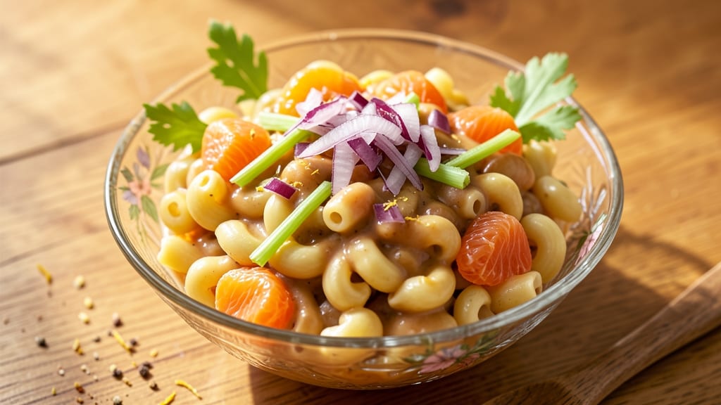 Sweet Macaroni Salad Recipe With Sweetened Condensed Milk: Caramel-Kissed Creaminess That Sticks Together