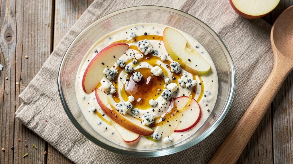 Apple Gorgonzola Salad Dressing Recipe: Bold Blue Cheese Tang With Honey-Sweetened Crunch